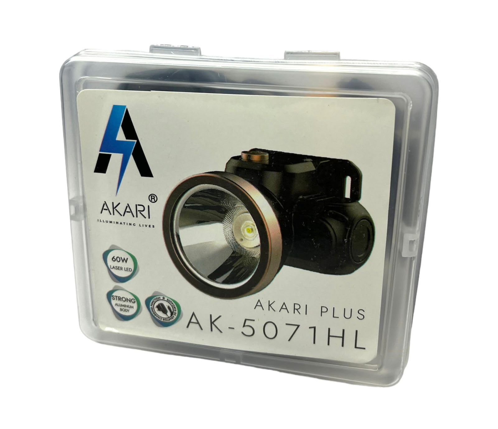 Akari Plus 60W LED Laser Light - AK-5071HL with Durable Aluminum Body for Home Theater, Stage Lighting, and DJ Shows