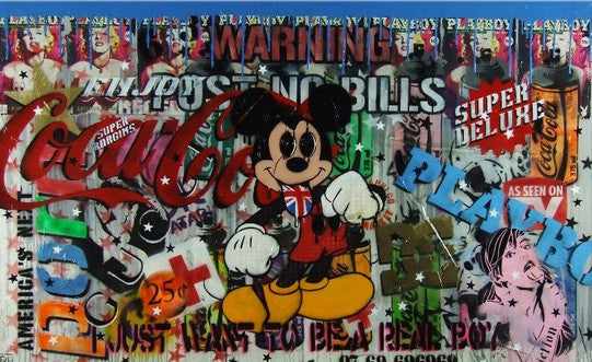 Inspirational Mouse Urban Pop Art Print - Modern Home & Office Wall Decor for Living Room, Bedroom, or Workspace