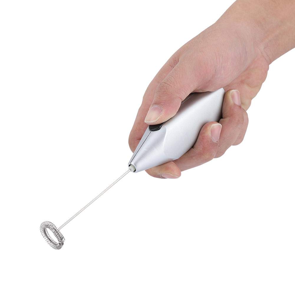 Electric Milk Frother & Hand Mixer - 2-in-1 Kitchen Tool for Whipping Cream, Frothing Milk, Beating Eggs - Perfect for Coffee, Baking, Cooking & Smoothies at Home