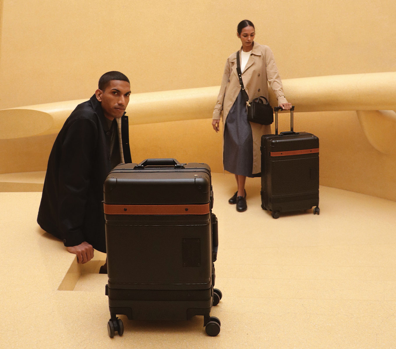 Best Trucker Carry-On Luggage for Travel - Durable & Spacious Suitcase for Business Trips & Vacations - Perfect for Airplane, Road Trips & Commuting