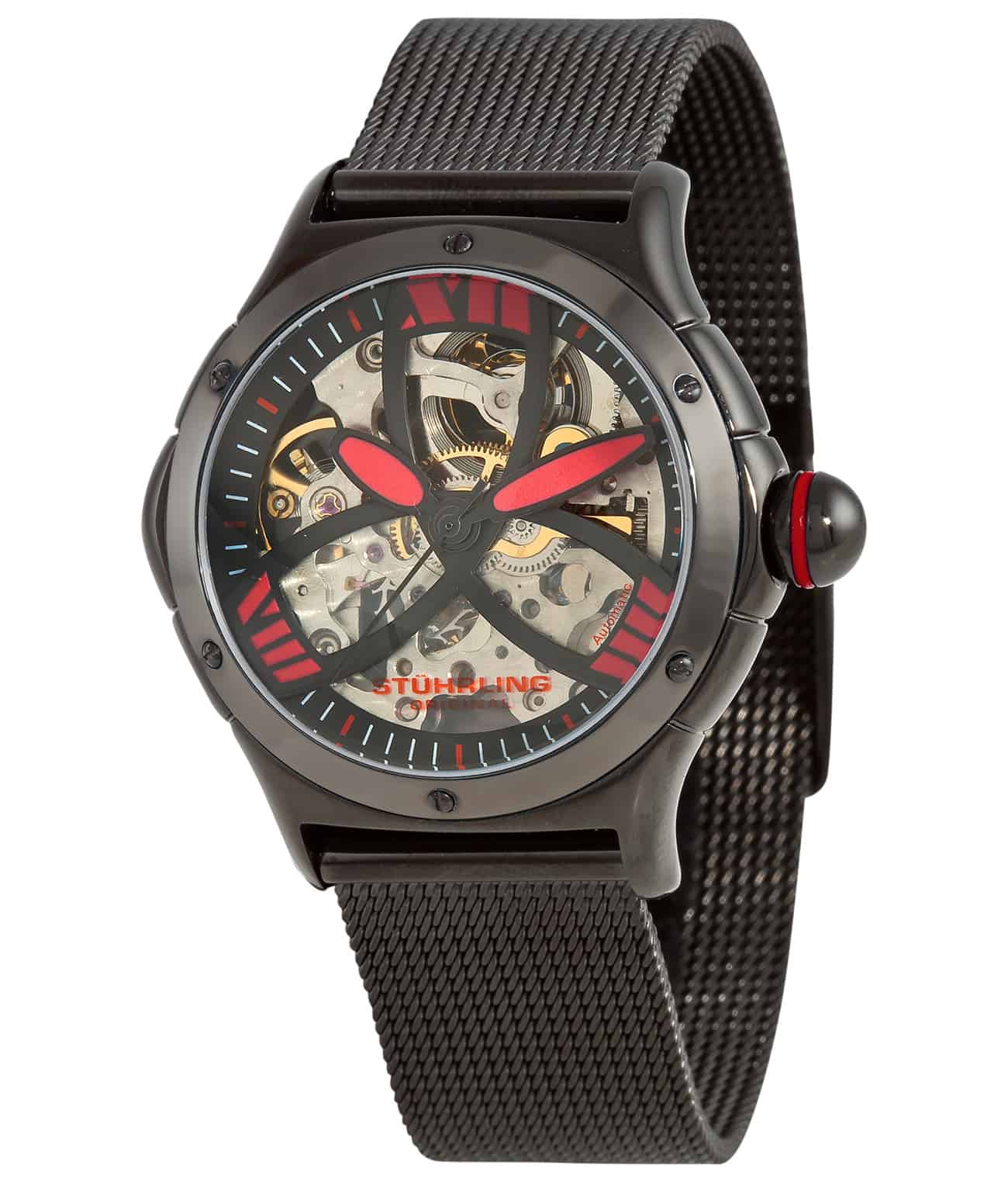 Purple Dial / Black PVD Case / Black PVD Stainless Steel Bracelet Tang Buckle