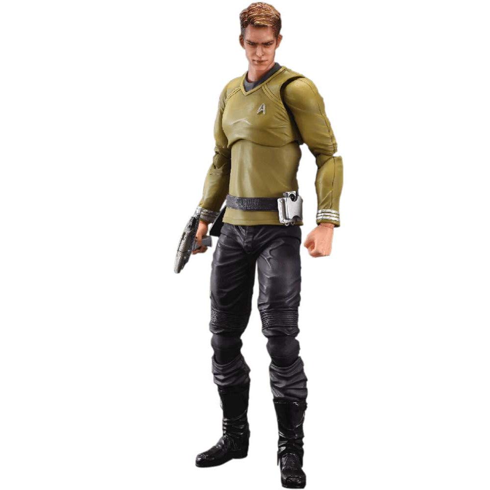 Square Enix Play Arts Kai Captain Kirk Action Figure - Star Trek Collectible Toy for Display & Gifts - Perfect for Fans, Home Decor, and Sci-Fi Collections