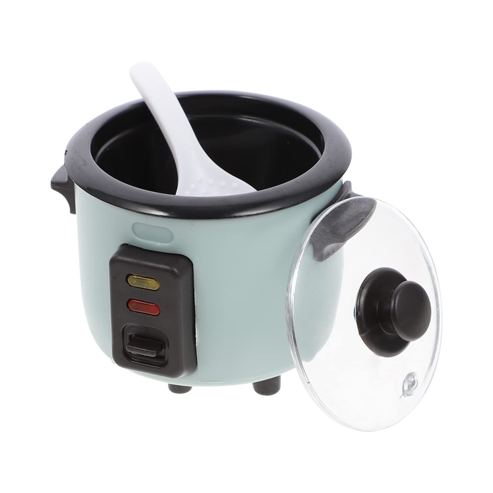 1:12 Scale Miniature Rice Cooker - Zerodeko Dollhouse Kitchen Accessories for Mini House & DIY Scenes | Perfect for Miniature Kitchen Decor, Doll Display, and Model House Decoration