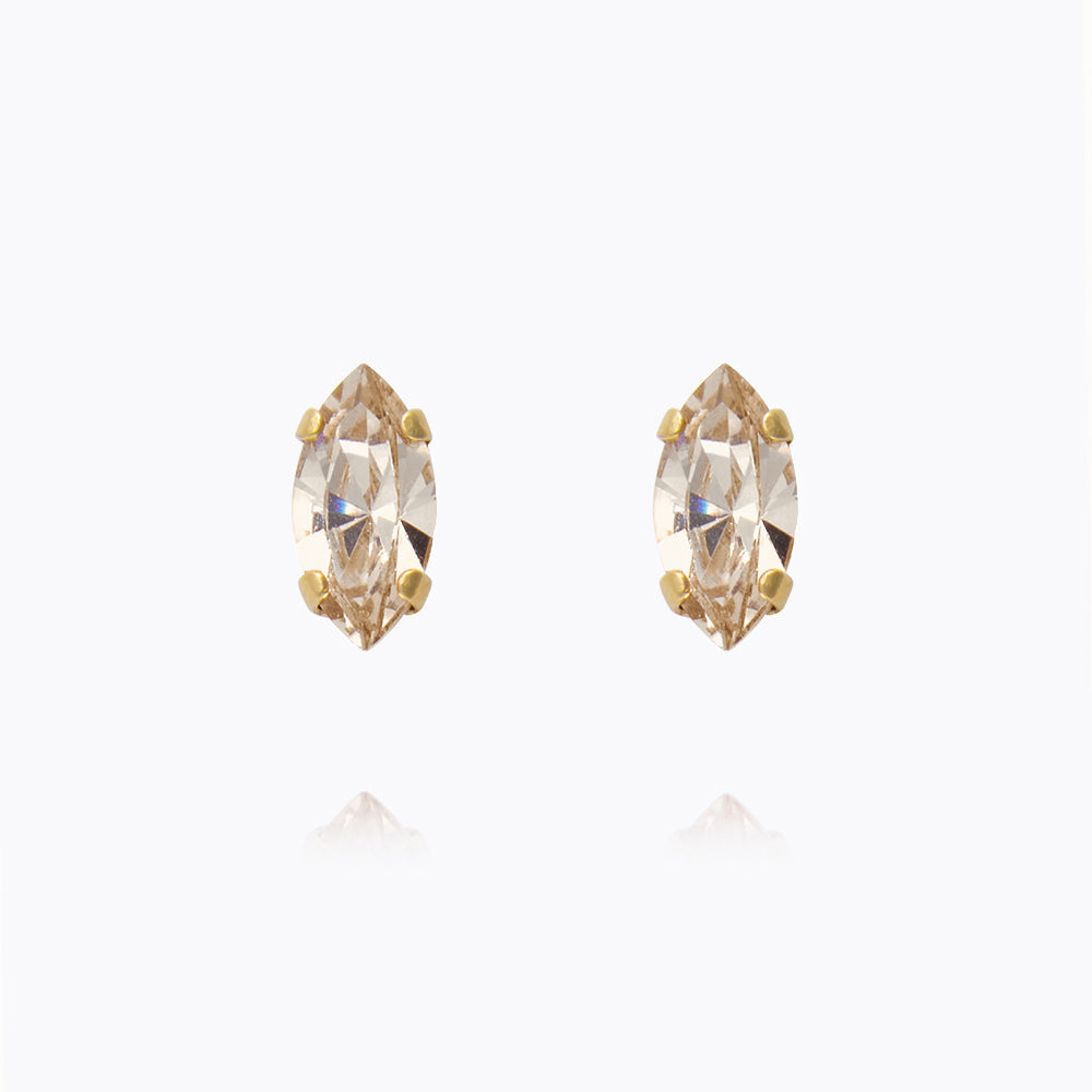 Petite Navette Earrings - Lightweight Silk Jewelry for Women | Elegant & Comfortable for Daily Wear, Office & Special Occasions