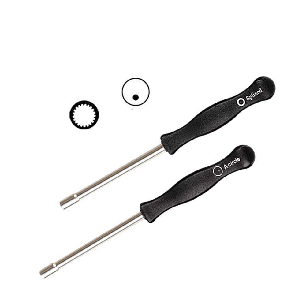 HUZTL 21-Teeth Splined & A-Circle Carburetor Adjustment Tool Kit for Poulan Husqvarna Homelite Weed Eater Craftsman Echo 2-Cycle Small Engine Trimmer Blower - Perfect for Lawn Maintenance and Garden Equipment Tuning