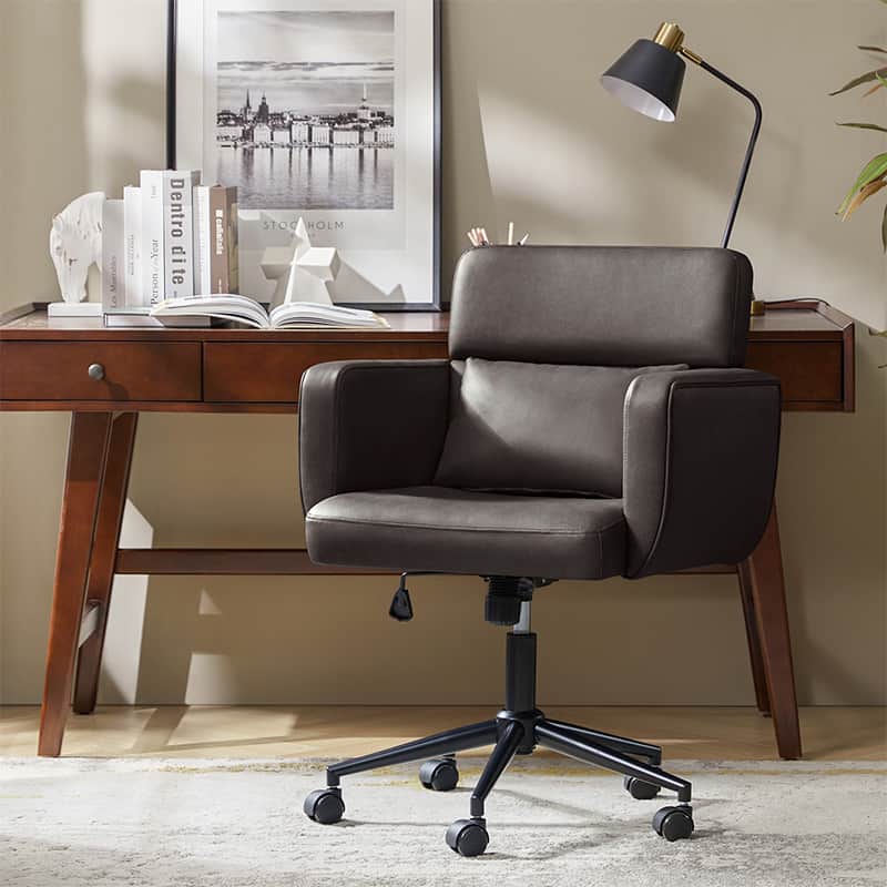Sabina Ergonomic Office Chair with Adjustable Lumbar Support - Comfortable Computer Desk Chair for Home & Workspace - Perfect for Long Hours Sitting, Gaming & Remote Work