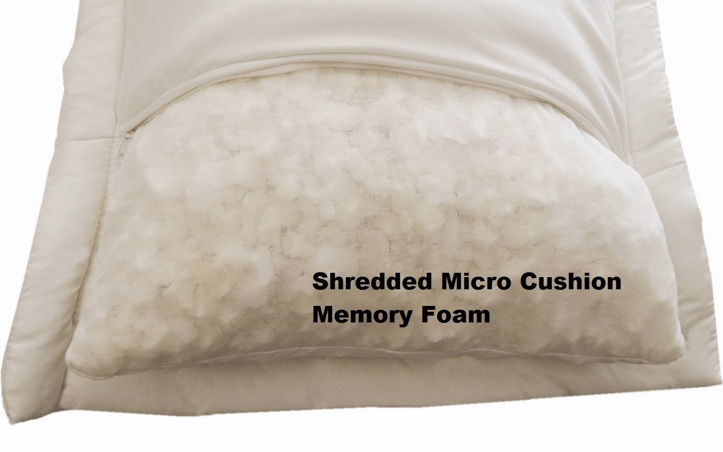 4 Pack Light Cream Memory Foam Gel Pillows - Standard/Queen Size, Hypoallergenic Down Alternative Filling for Side & Back Sleepers - Perfect for Bedroom, Guest Room & Travel Use