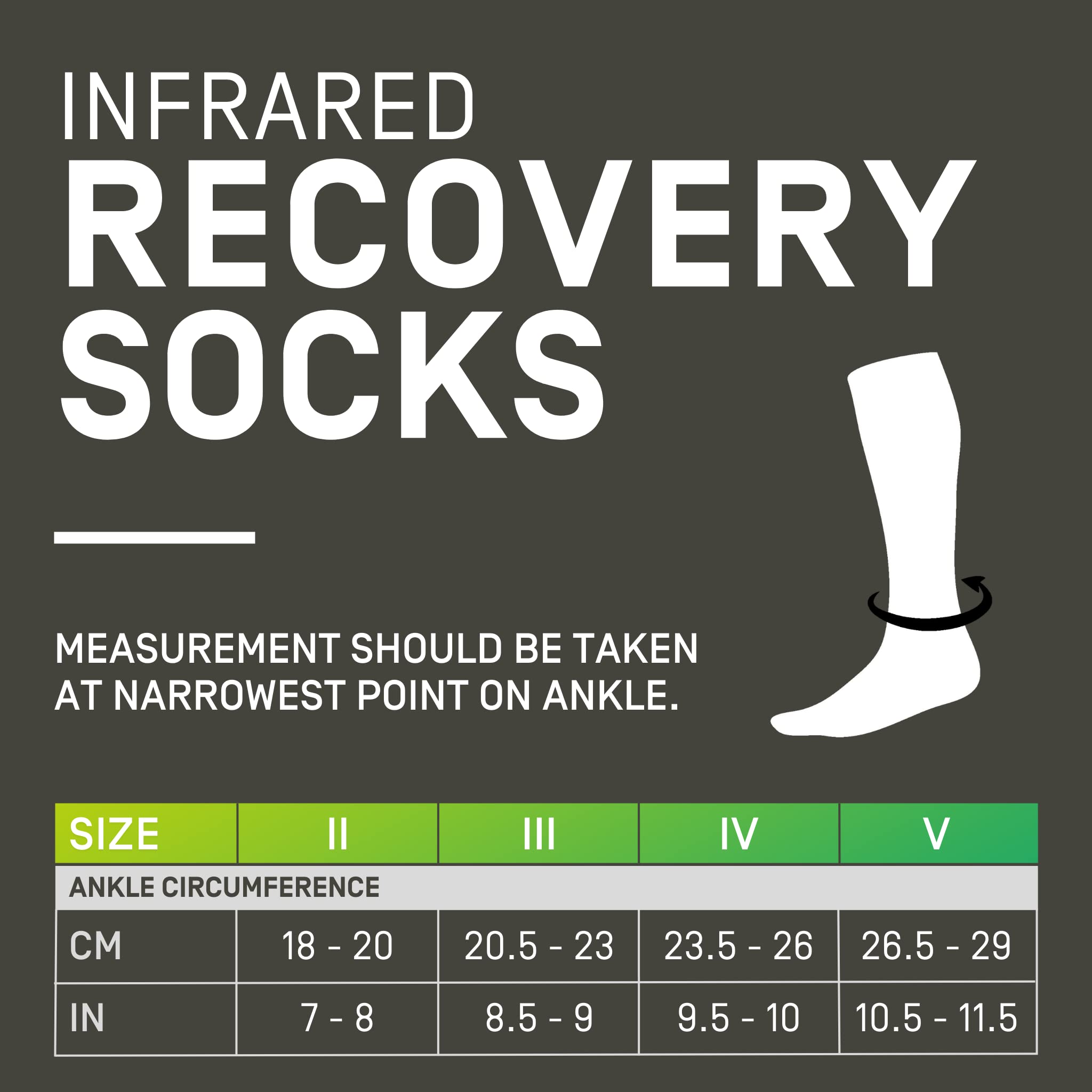 CEP Men's Infrared Recovery Compression Socks - 20-30 mmHg Graduated Compression for Circulation & Performance - Ideal for Running, Travel & Post-Workout Recovery
