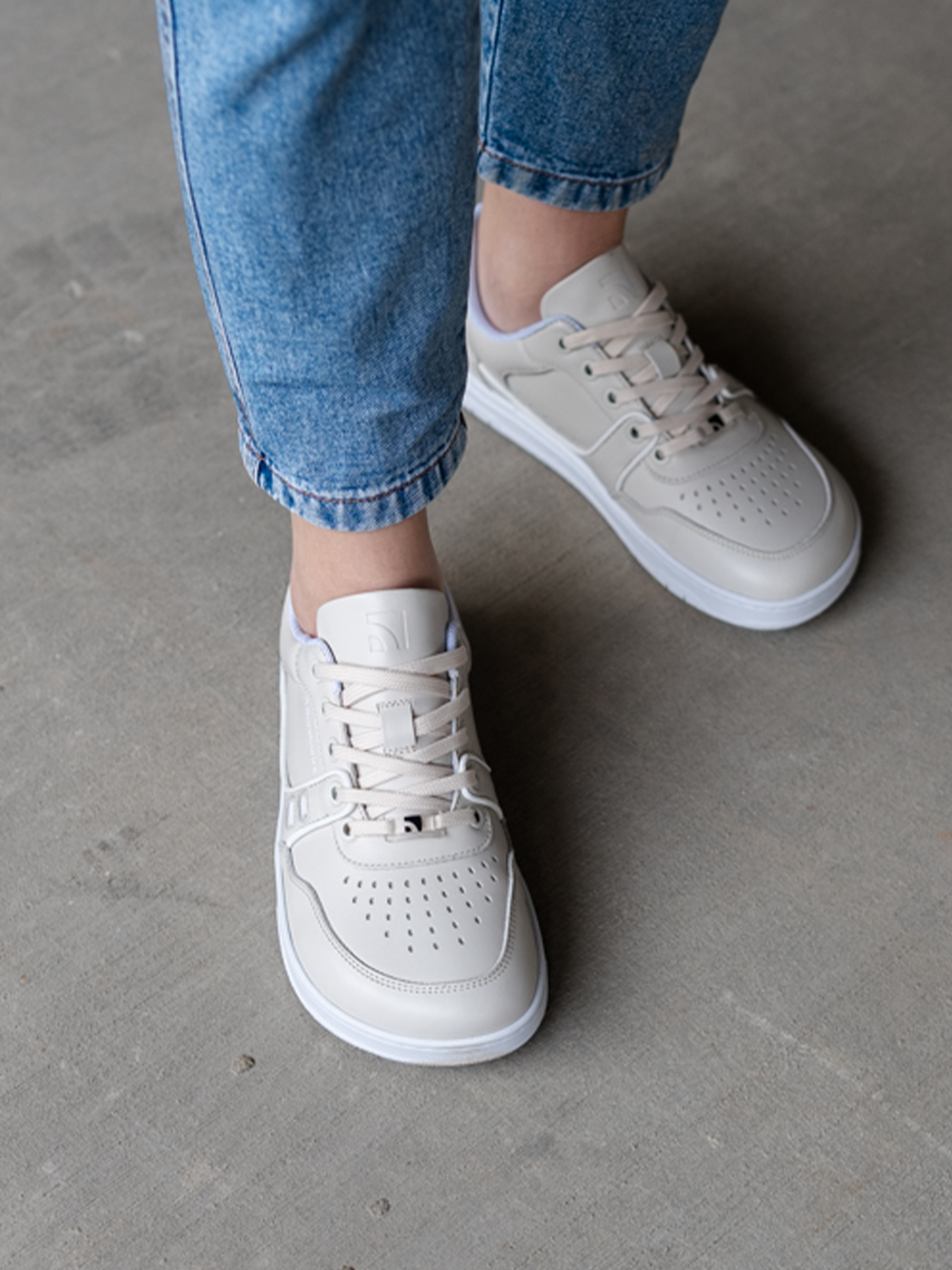 Barefoot Sneakers Barebarics Arise - Cream White Minimalist Shoes for Men & Women | Perfect for Running, Walking & Gym Workouts