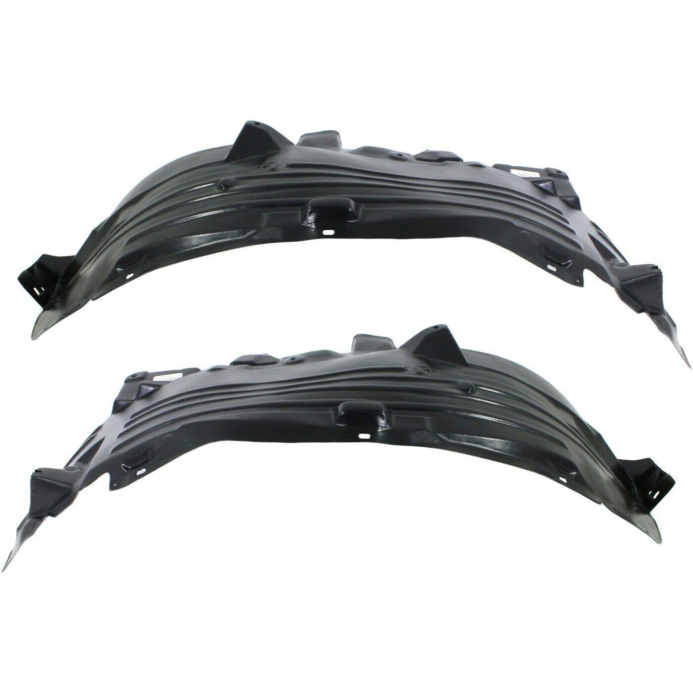 OIICMPX Fender Liner Set for 2004-2015 Ford F-150 Front 2-Piece Replacement - Perfect for Off-Road Protection & Mud Splash Prevention