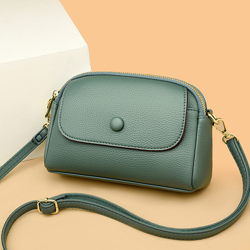Vegan Leather Crossbody Shoulder Bag - Lightweight, Soft & Stylish for Women - Perfect for Work, Travel & Everyday Use