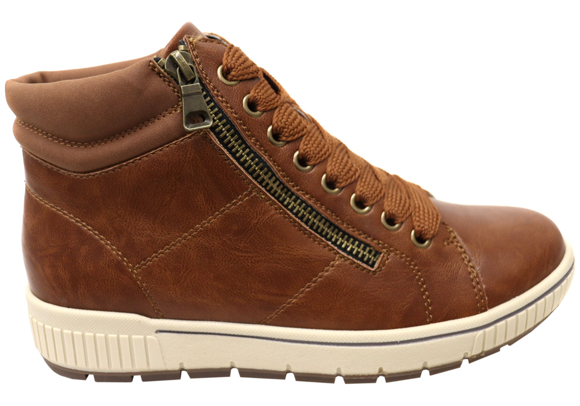 Panache Sandie Women's Comfortable Lace-Up Ankle Boots - Stylish Casual & Work Shoes for Fall and Winter Fashion