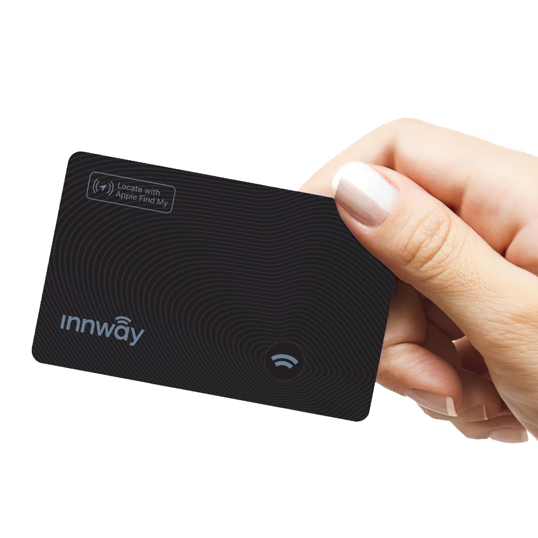 MFi Certified Ultra Thin Bluetooth Tracker - IP67 Waterproof for Keys & Wallet (iOS)
