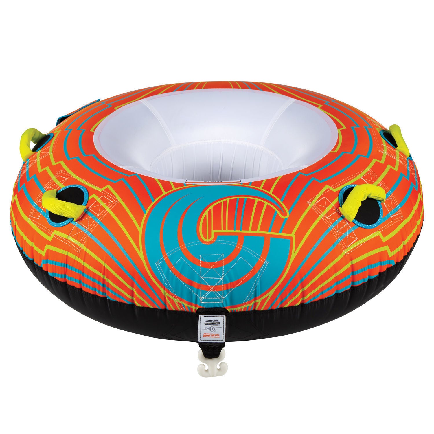 Connelly Big O Towable Tube - 1 Rider Inflatable Water Tube for Lake & Boat Fun - Perfect for Summer Water Sports & Family Outings
