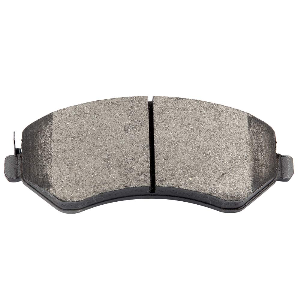 AUTOMUTO Front Brake Rotors and Ceramic Brake Pads Kit - Compatible with 2002-2007 Jeep Liberty - High Performance Braking System for Off-Road & Daily Driving