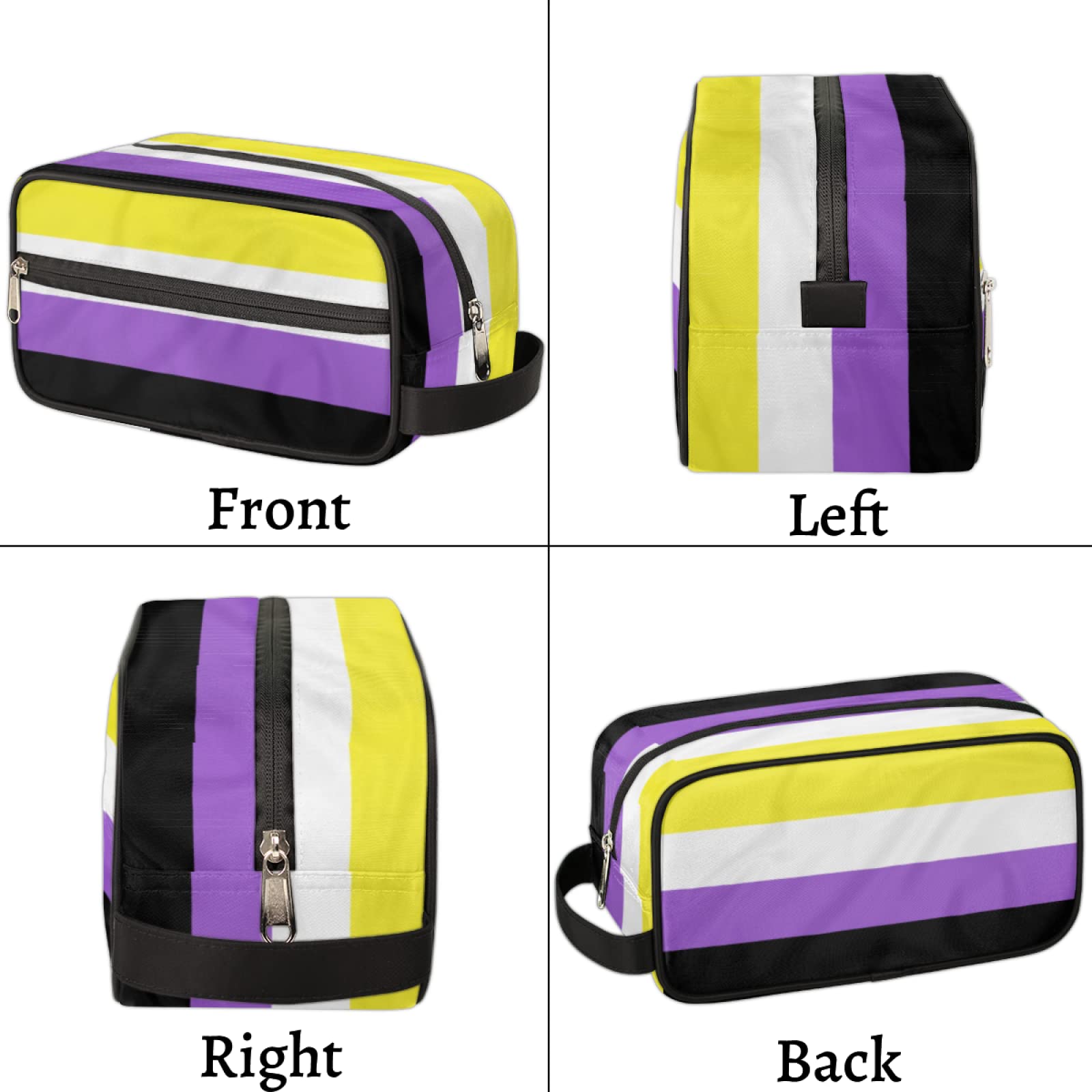 LGBTQ+ Pride Travel Toiletry Bag - Waterproof Cosmetic Organizer for Women & Men | Gym, Camping, Travel Essentials