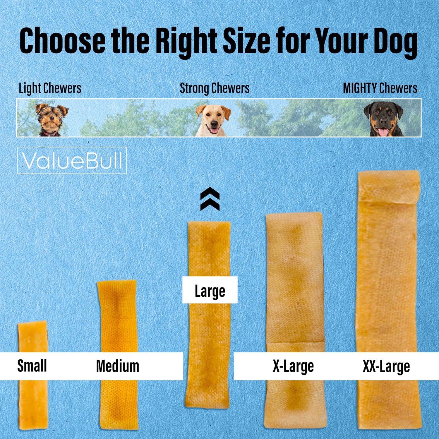 ValueBull Himalayan Yak Cheese Dog Chews - Large 10 lb Bulk Pack for Aggressive Chewers | All-Natural, Healthy & Safe | Low Odor Nepal Yak Milk Treats | Perfect for Training, Teething, and Long-Lasting Chewing Satisfaction