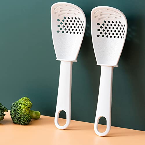 VALINK Non-Stick Multifunctional Kitchen Spoons & Colander Spatula - Safe Food Strainer Scoop for Cooking, Baking, and Frying - Ideal for Pans, Pots, and Everyday Kitchen Use