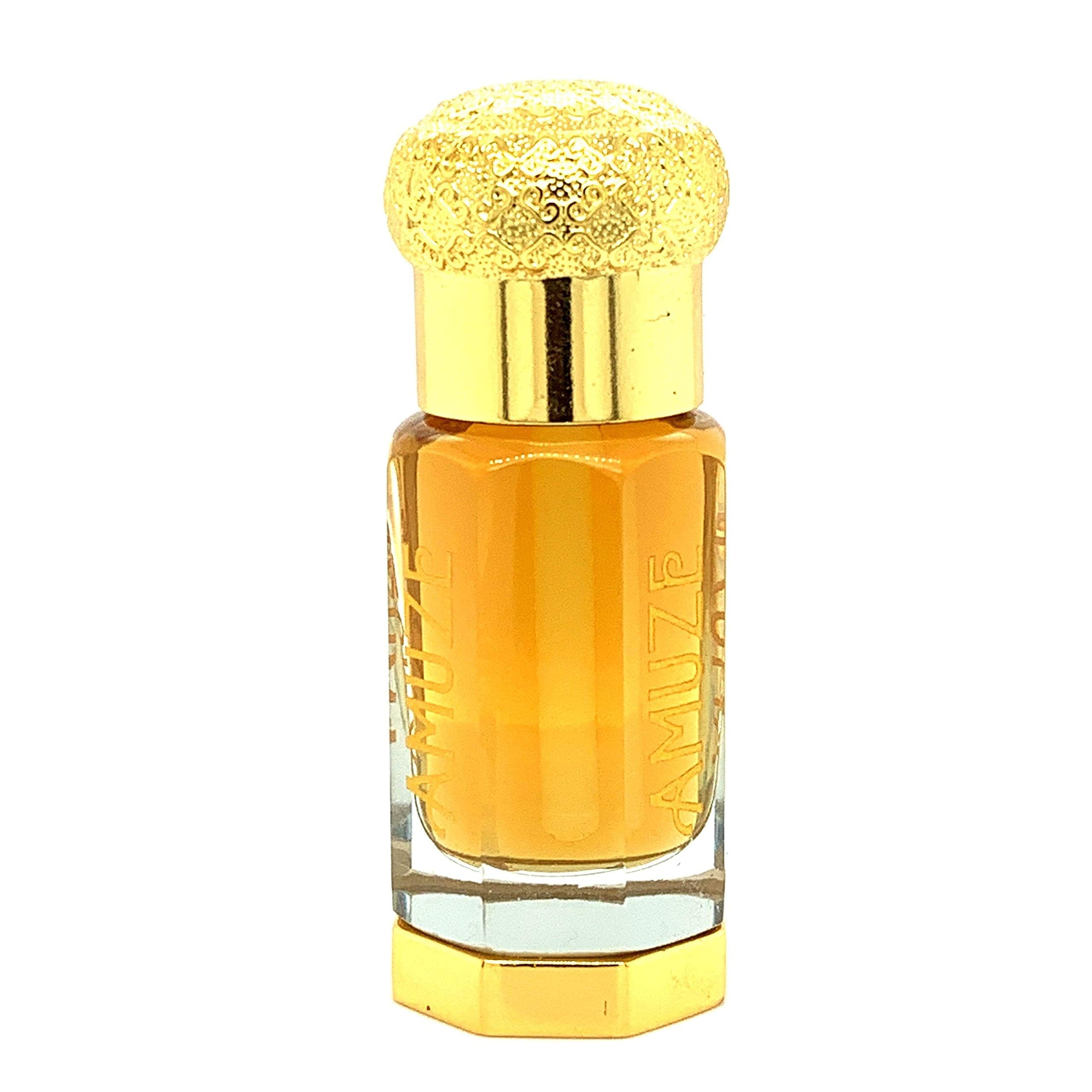 Premium Golden Mukhalat Perfume Oil - 6ml Alcohol-Free Vegan Attar for Women & Men | Long-Lasting Fragrance for Daily Wear, Special Occasions & Gift Giving