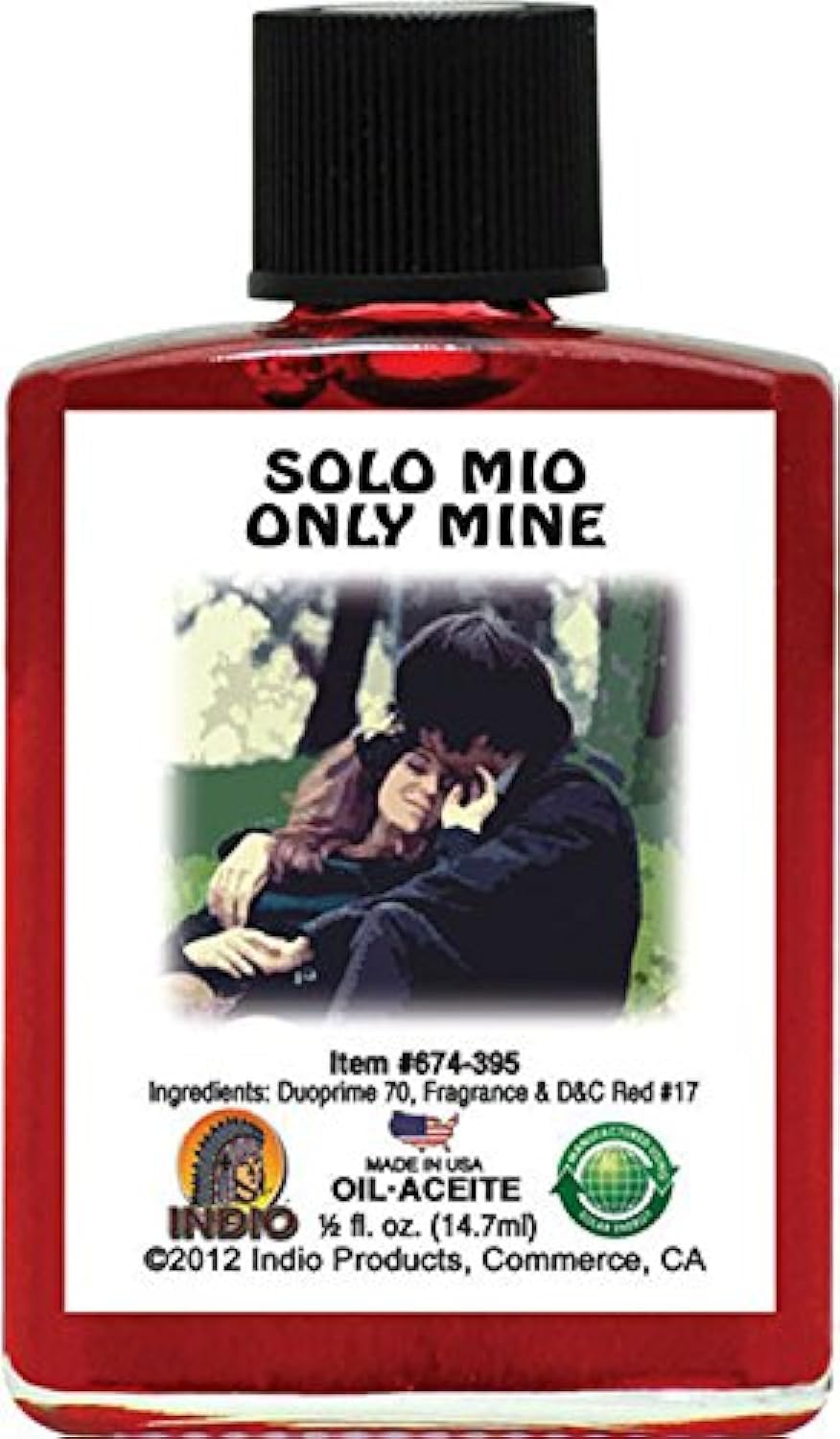 INDIO Oil - Only Mine Solo MIO SERAS 1/2oz Essential Oil for Aromatherapy, Massage & Relaxation | Perfect for Diffusers, Skincare & Home Fragrance
