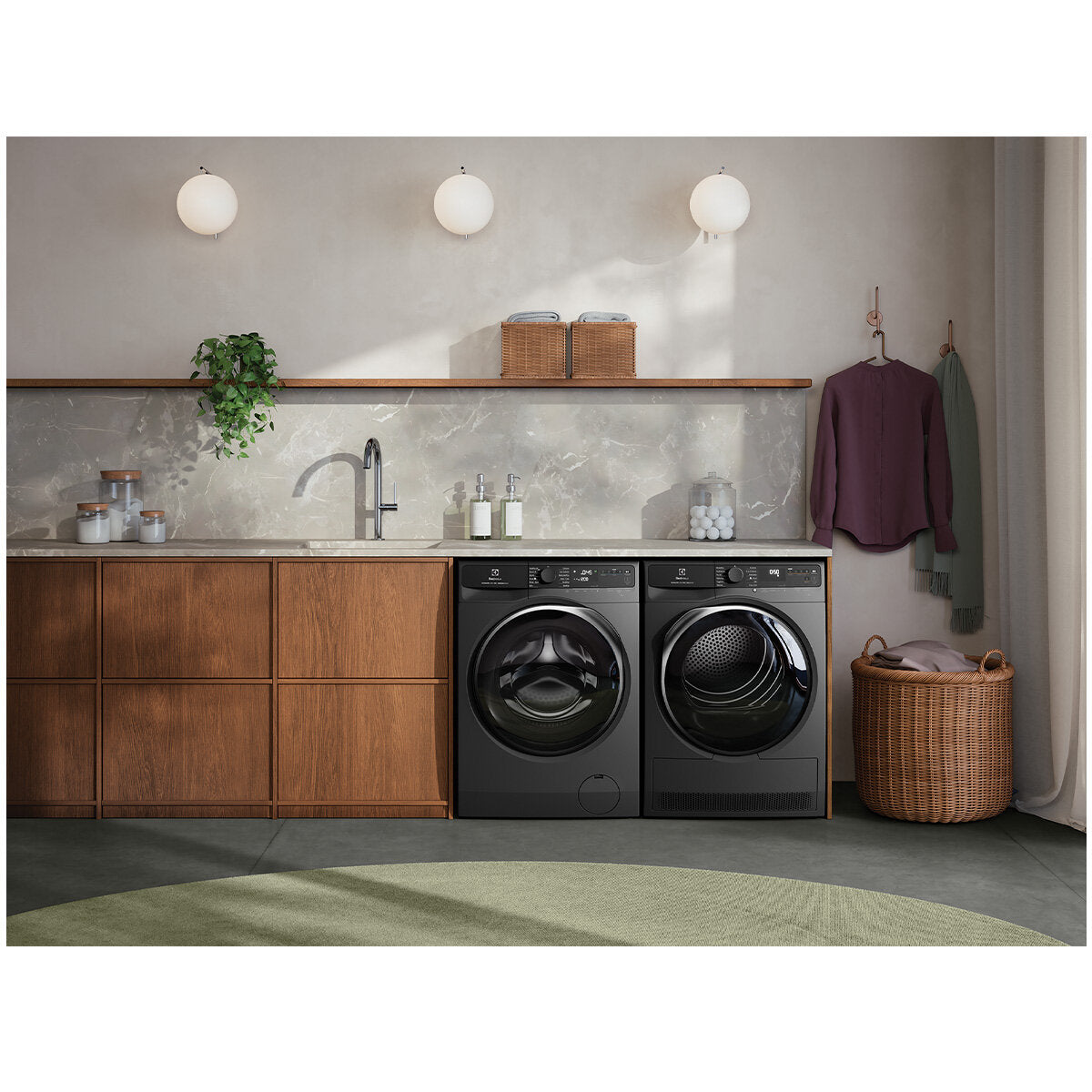 Electrolux 9kg UltimateCare 700 Front Load Washing Machine EWF9043R7SC - Energy Efficient, Quiet & Large Capacity for Family Laundry & Small Spaces
