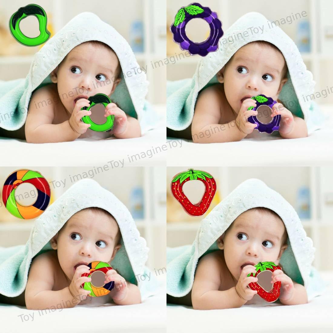 Best Water-Filled Silicone Teething Toy for Babies 6-12 Months - Easy Grip Soothing Teether for Infant Gum Relief | Perfect for On-the-Go, Daycare & Home Use