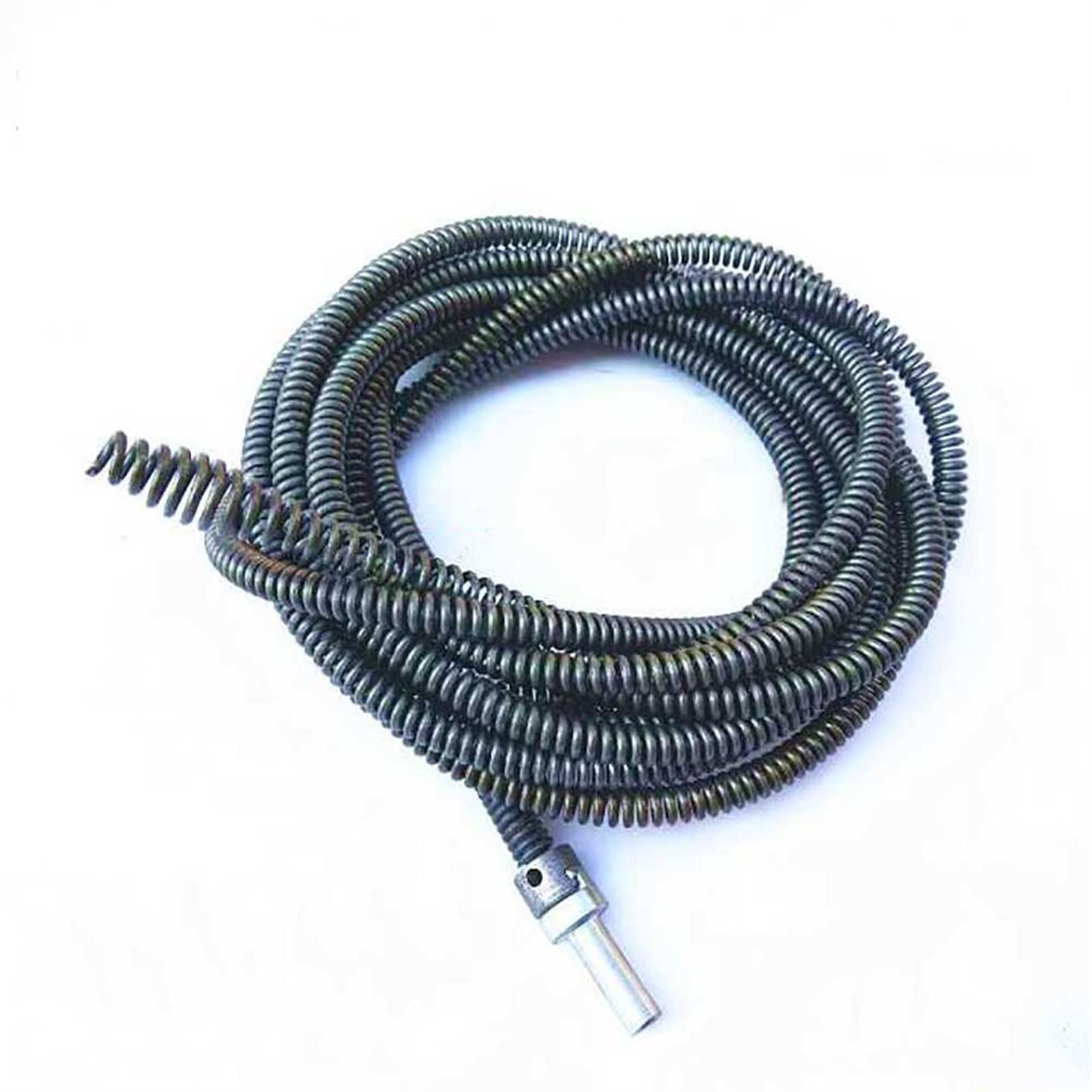 Mdingbao 10/15/20M Compression Spring for Sewer Dredging - Electric Drill Drain Cleaner Machine Extension with Connector | Corrosion Resistant Pipe Cleaner for Home Plumbing & Commercial Maintenance