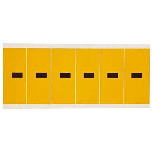 Brady 1550-DSH 44081 15 Series Indoor/Outdoor Number and Letter Cards - Pack of 25 - Durable Labeling for Warehouse, Office & Industrial Use