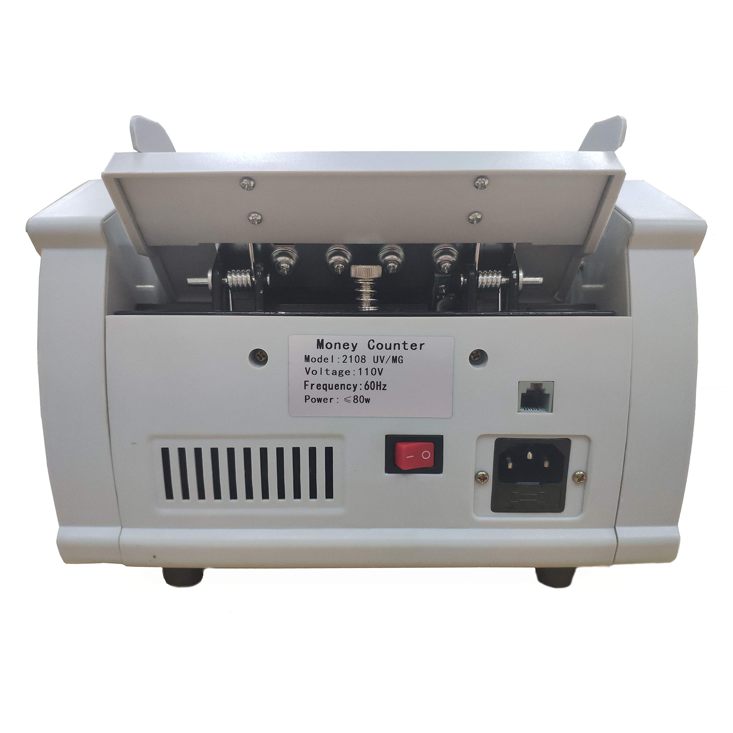 FixtureDisplays® Bill Counter Machine with Counterfeit Detection - Fast & Accurate Currency Counting for Banks, Retail Stores & Cash-Intensive Businesses (Model 18602-2D)