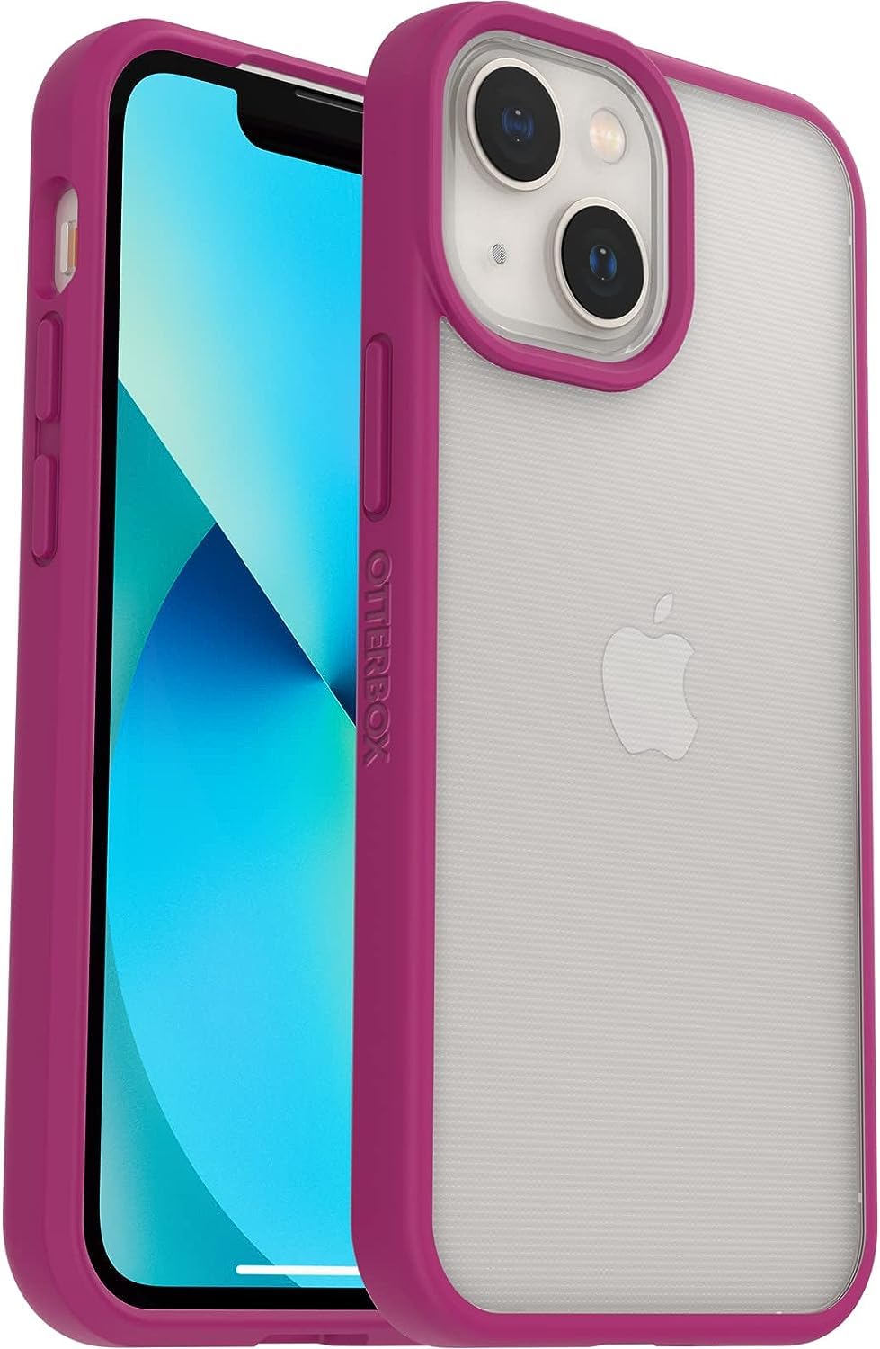 OtterBox iPhone 13 Mini & iPhone 12 Mini Case - Ultra Thin Protective Cover with Raised Edges, Wireless Charging Compatible, Party Pink | Perfect for Everyday Use, Travel & Outdoor Activities