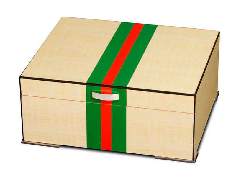 Premium Regio 50 Cigar Humidor - Spanish Cedar Wood, Holds 50 Cigars, Ideal for Aging & Storing Cigars - Perfect for Home, Office, or Cigar Lounge Use