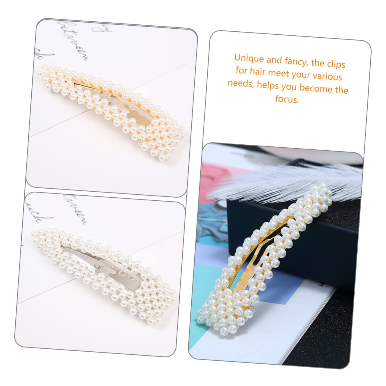 Minkissy Pearl Hair Pins - Elegant Pearl Bobby Pins for Women, Decorative Hair Clips & Hair Jewelry for Weddings, Parties & Special Occasions
