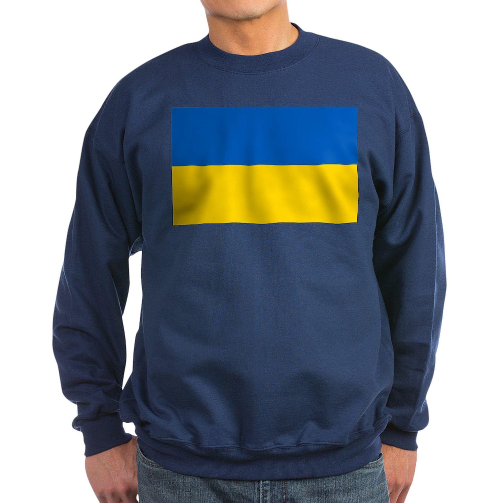 Flag of Ukraine Sweatshirt - Classic Crew Neck Pullover | Patriotic Ukrainian Apparel for Men & Women | Perfect for Protests, National Pride & Casual Wear