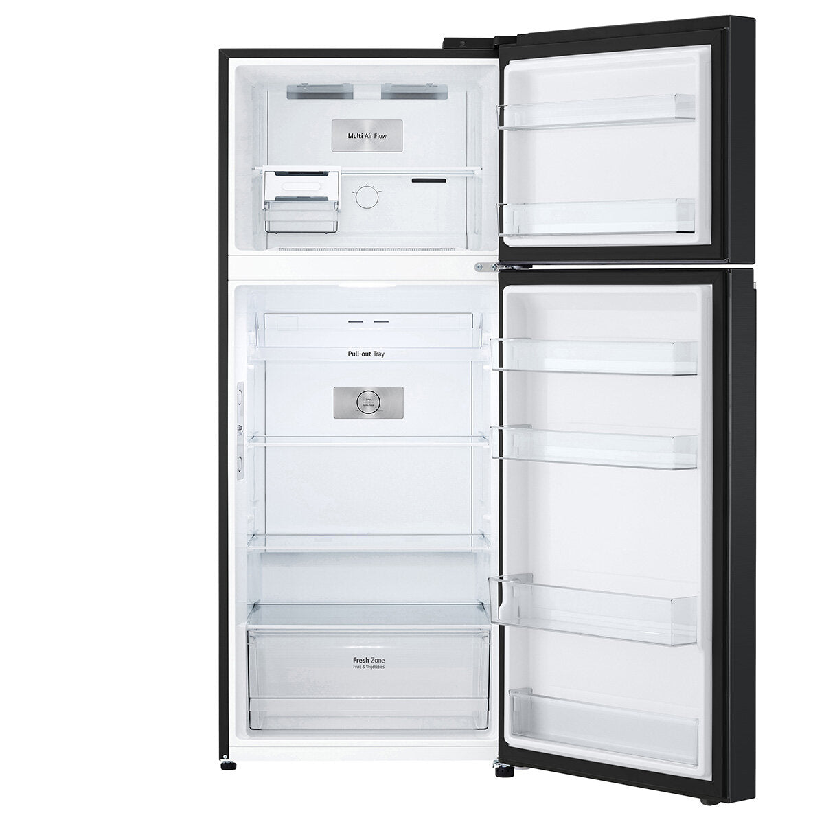 LG 375L Top Mount Refrigerator with Matte Black Finish - Energy Efficient 5MB Model for Modern Kitchens | Perfect for Small Families & Apartment Living