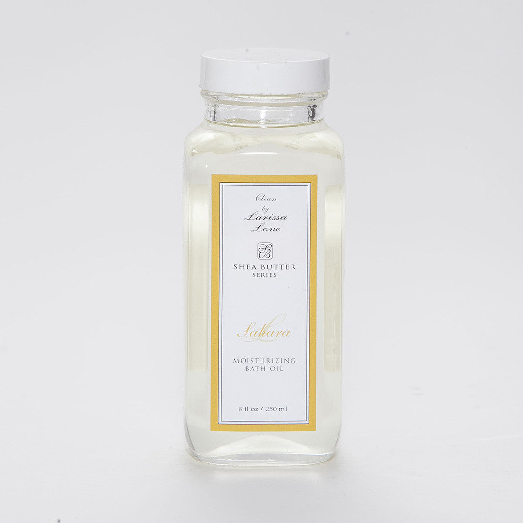Pure Organic Sahara Shea Bath Oil for Dry Skin - Hydrating & Moisturizing Body Oil for Relaxing Bath & Massage - Perfect for Spa, Self-Care & Gift Giving
