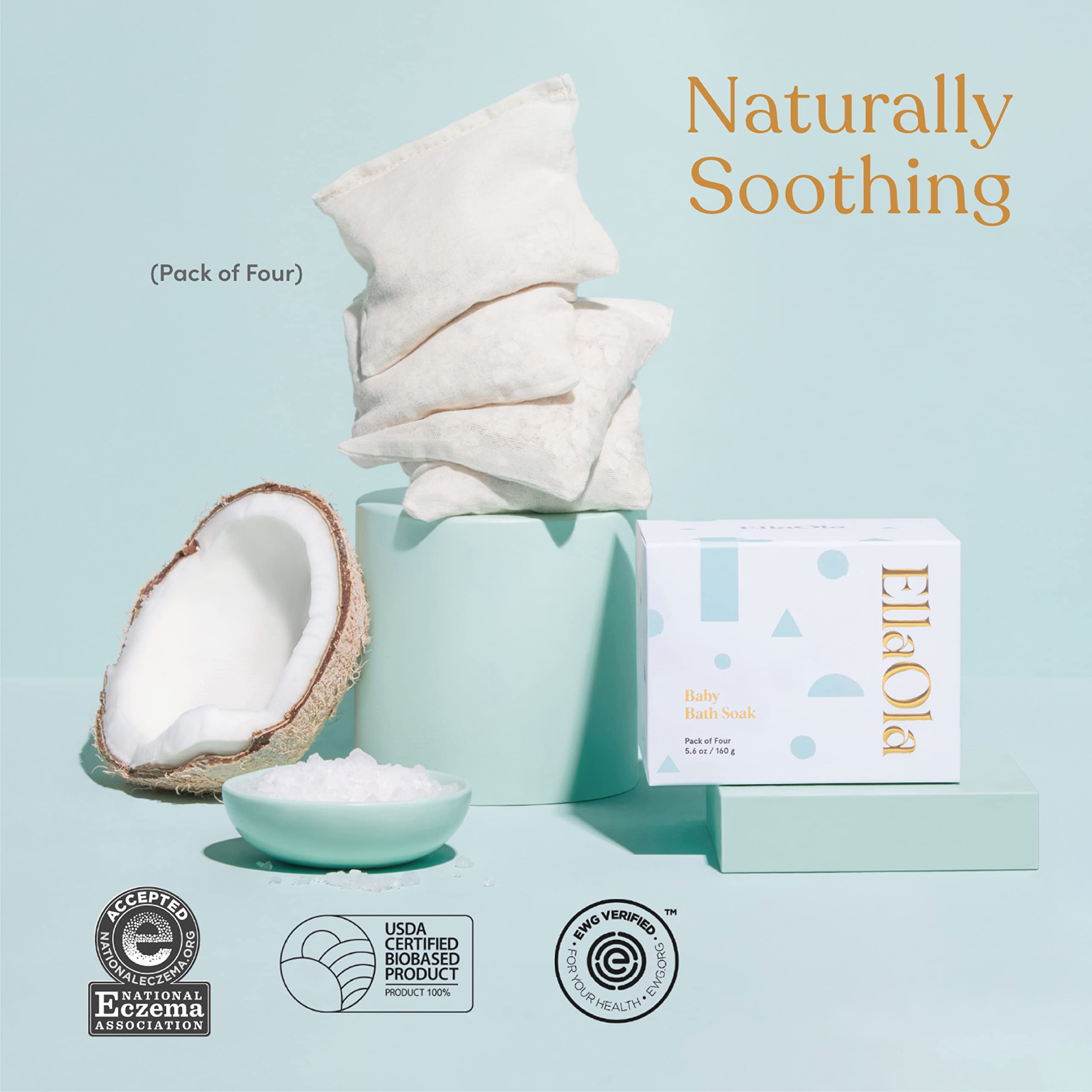 Organic Baby Bathtime Set - Superfood Baby Shampoo & Body Wash with Soothing Bath Soak | Gentle Natural Cleansing for Newborns & Toddlers | Perfect for Sensitive Skin & Bedtime Routine