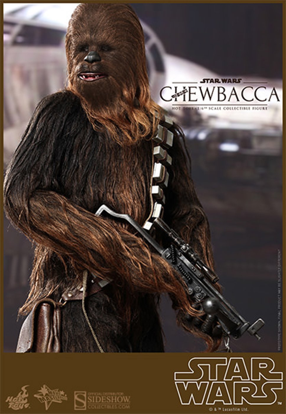 Hot Toys Han Solo & Chewbacca Star Wars 1/6 Scale Collectible Action Figures - Perfect for Display, Gift Giving & Movie Memorabilia Collections