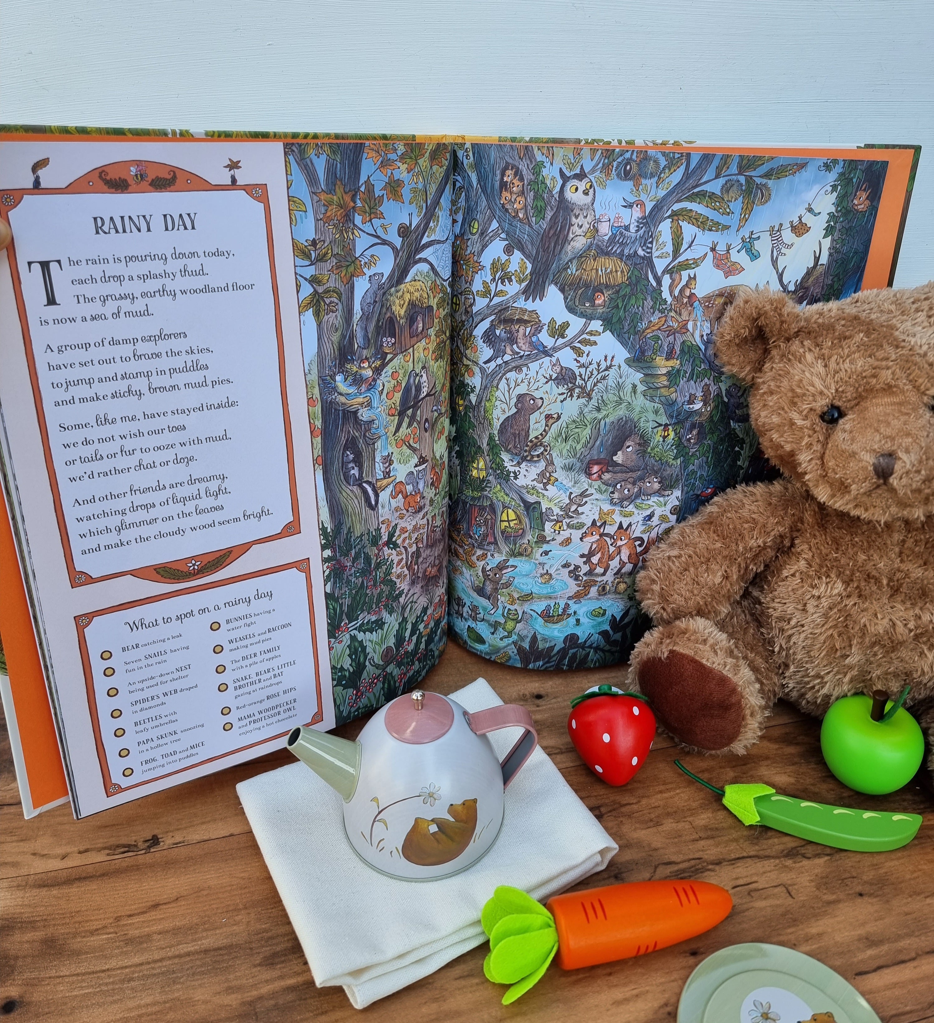 If You Go Down to the Woods Today: Over 100 Things to Find - Interactive Nature Exploration Book for Kids & Outdoor Adventure Activities