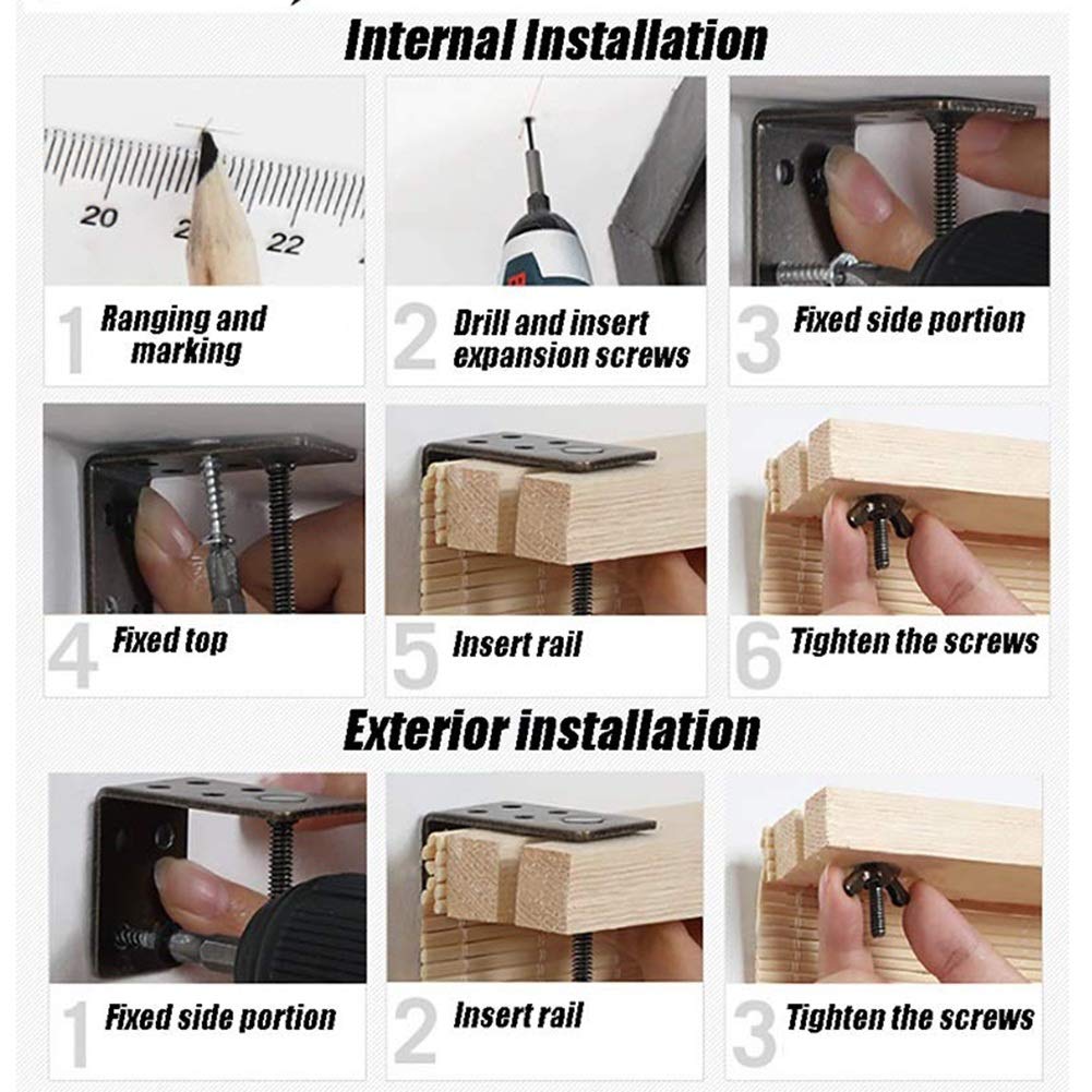 **Eco-Friendly Bamboo Roller Shades - Custom Roman Window Blinds for Sun Protection & Ventilation | 2 Colors, 100x200cm (Color A) | Perfect for Balcony, Living Room & Bedroom Privacy**