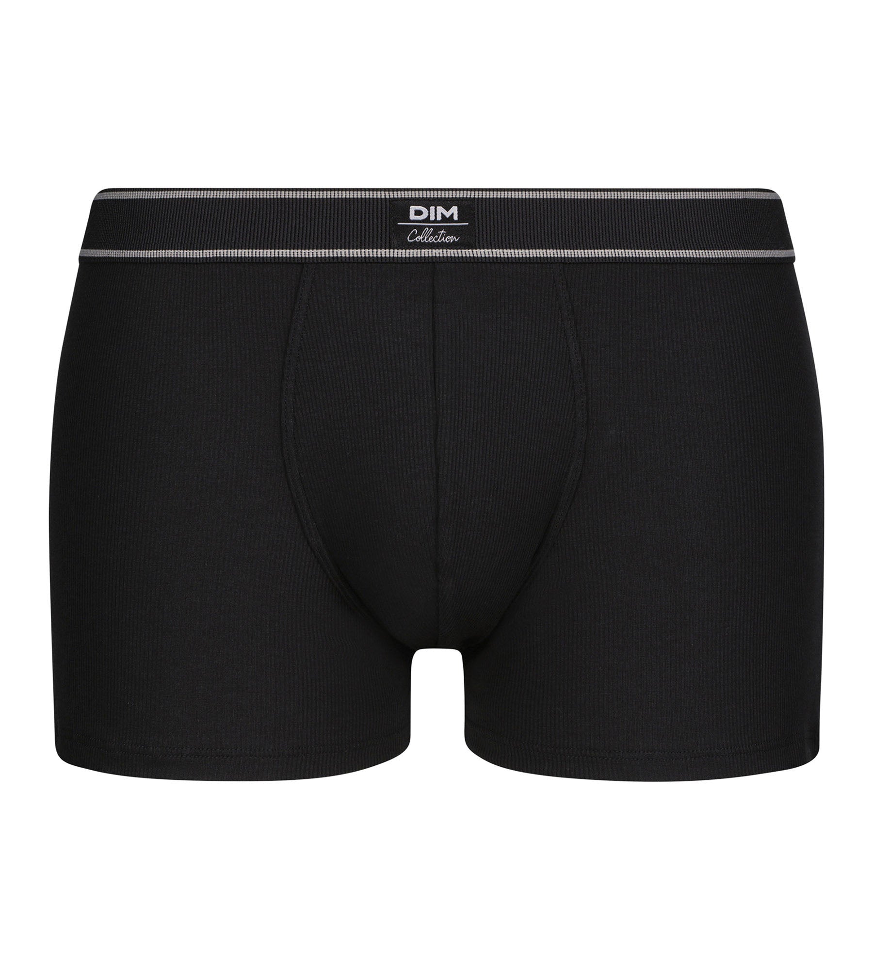 Premium Cotton Modal Striped Men's Boxer Briefs - Black Dim Elegant - Comfortable Underwear for Everyday Wear & Lounge