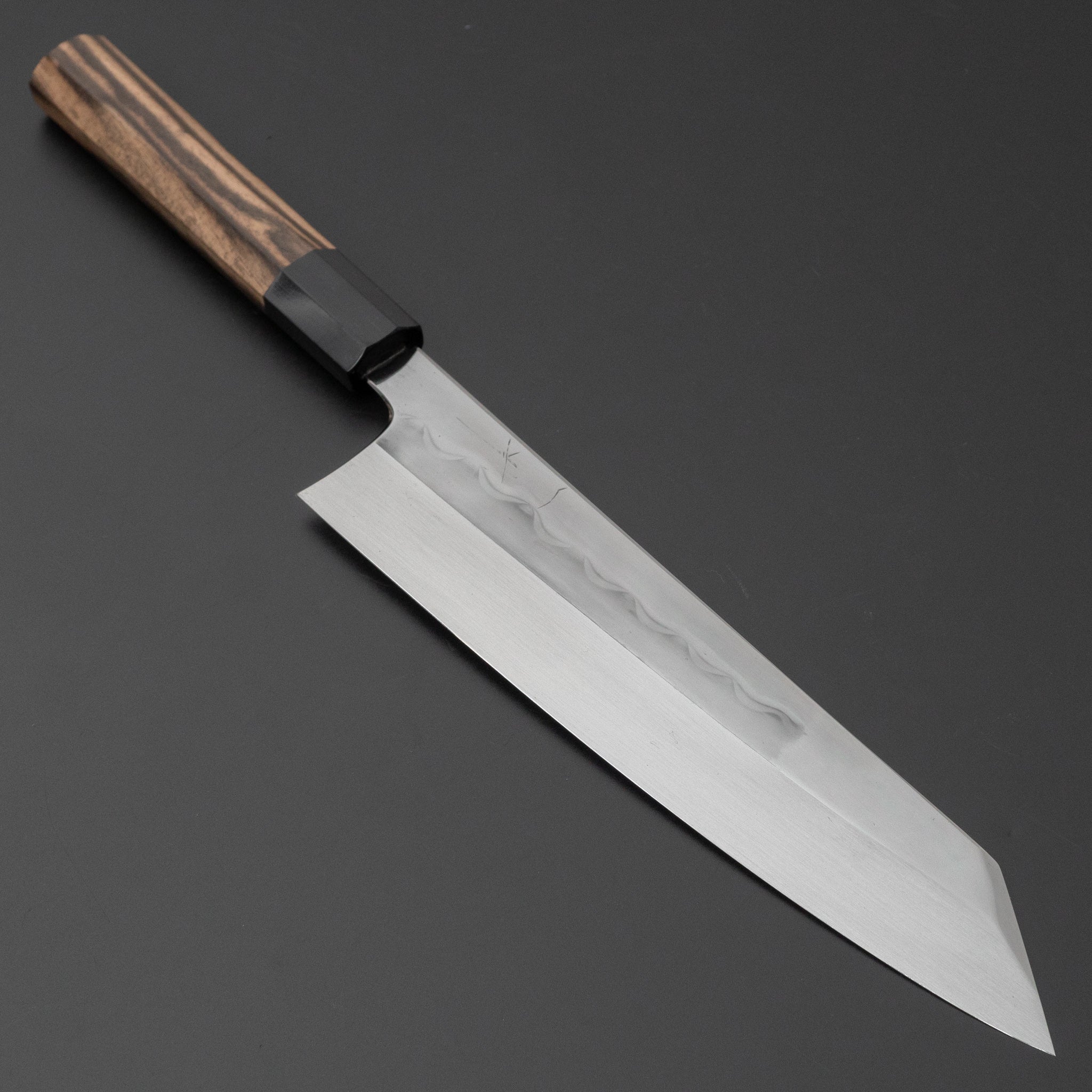Hitohira Togashi White #1 Kiritsuke Gyuto 240mm Japanese Chef Knife - Notaremon Mizu Honyaki Blade with Kurokaki Persimmon Handle (#080/Saya Included) - Perfect for Sushi, Sashimi & Precision Cutting in Professional Kitchens
