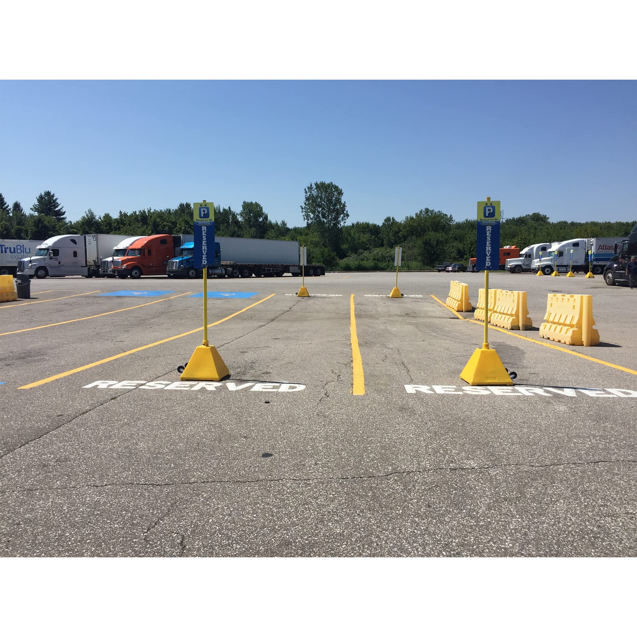 Heavy Duty Portable Sign Base & Sign Holder - 96 Inch Height with Wheels & Brackets - Ideal for Curbside Delivery, Outdoor Events, Retail Stores & Business Advertising (Red)