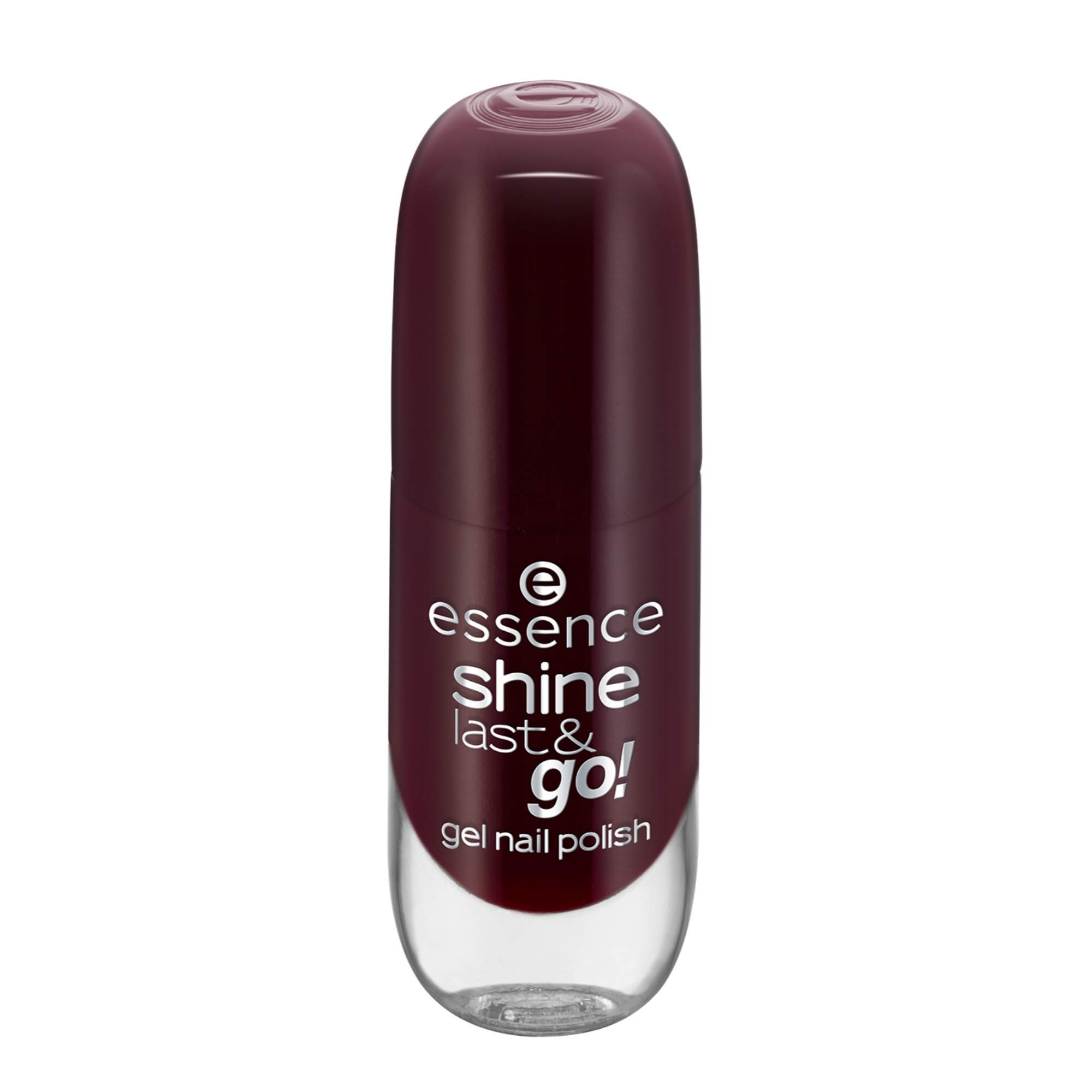 Essence Shine Last & Go! Gel Nail Polish No.57 Don't Stop Believing - Vibrant Red Vegan Gel Polish, Acetone-Free & Microplastic-Free (8ml) - Long-Lasting Shine for Salon-Quality Manicures at Home