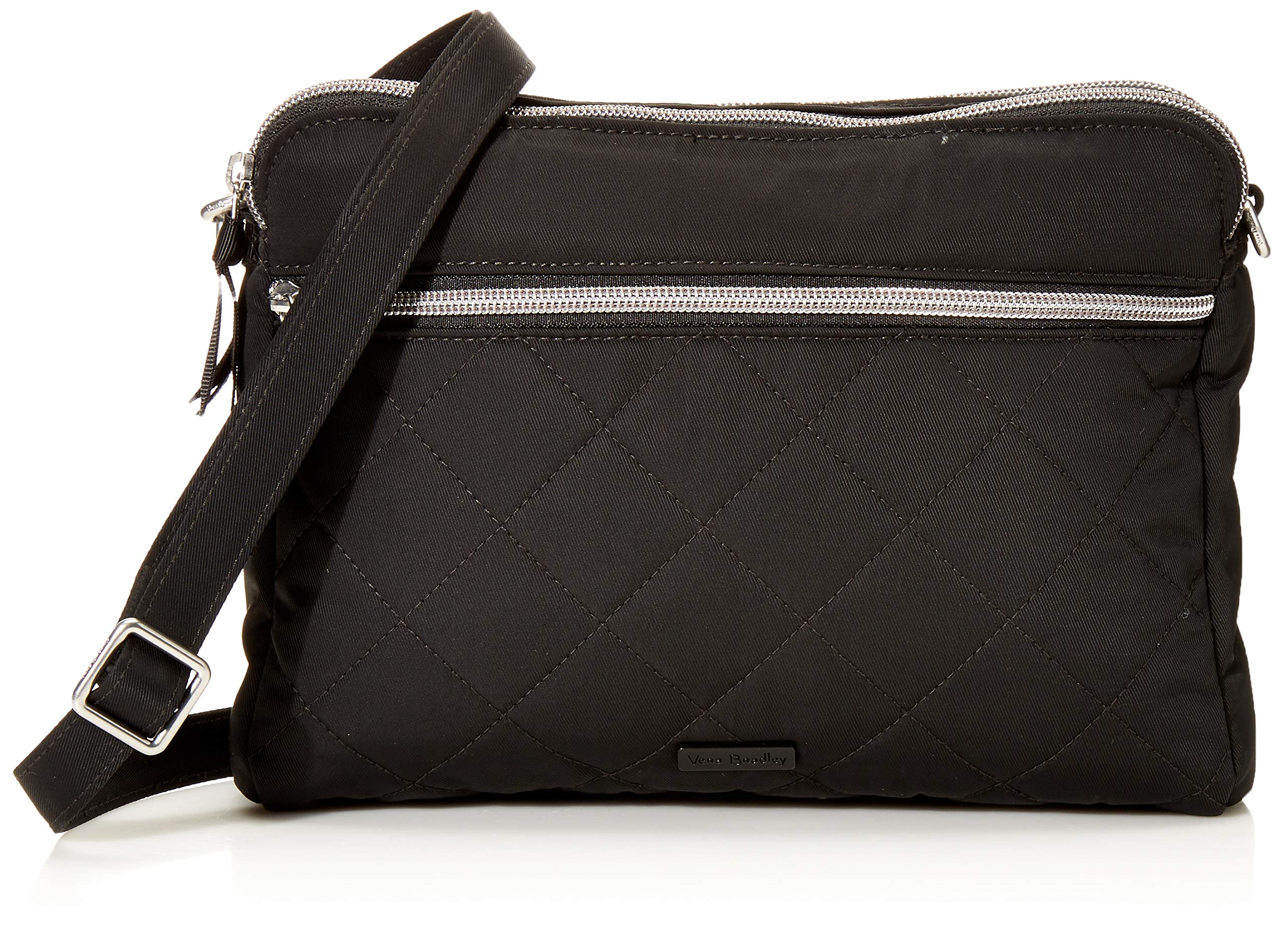 Vera Bradley Women's Performance Twill Triple Compartment Crossbody Purse - Stylish & Functional Handbag for Work, Travel & Everyday Use