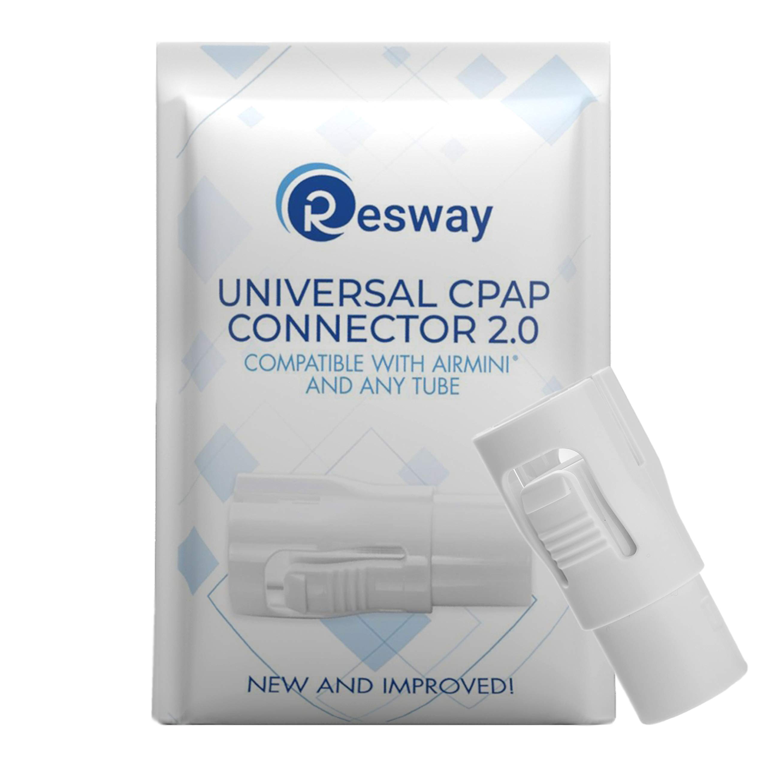 Portable Universal Connector for Airmini Adapter - Travel-Friendly Tubing & Mask Adapter | Newest Version 2.0 with Better Fit | Perfect for CPAP Machine Travel Accessories & Home Use