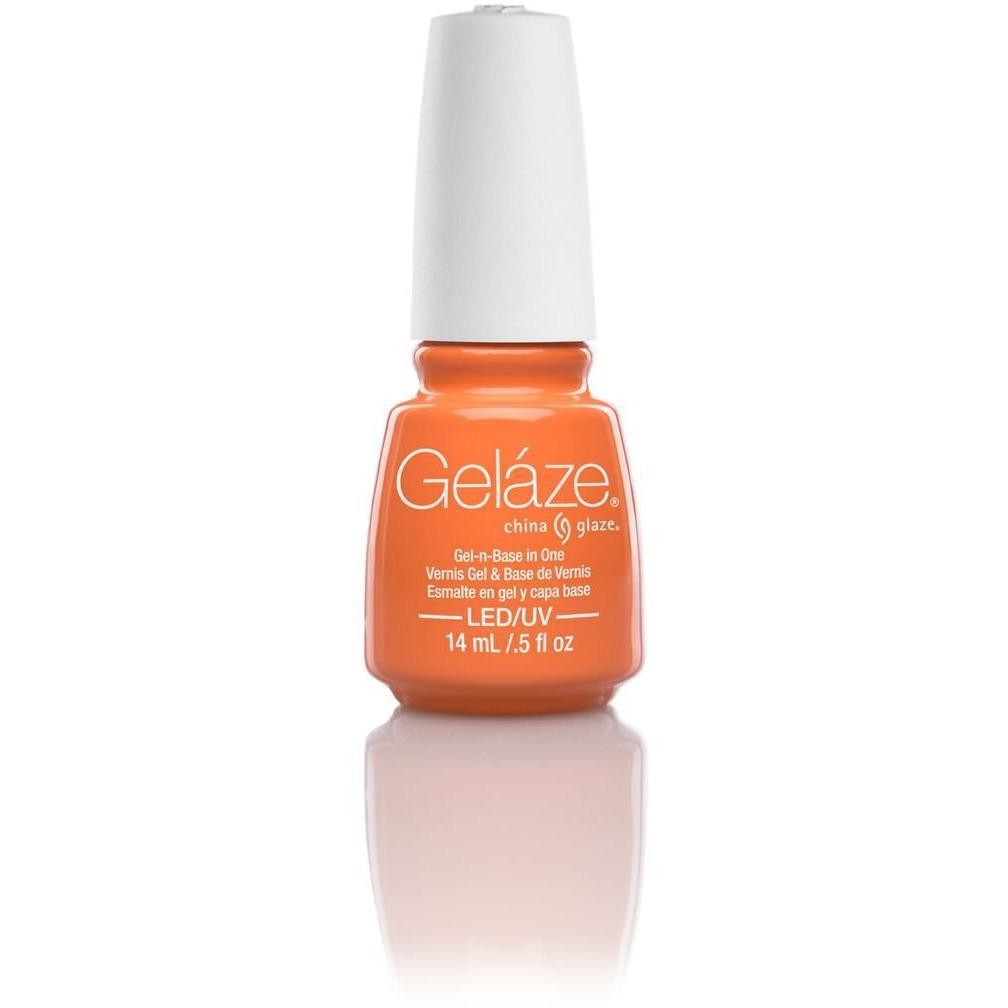 China Glaze Gelaze Nail Polish - Peachy Keen #81808, 0.5 oz Long Lasting Gel Nail Lacquer for Manicure & Pedicure, Perfect for Spring & Summer Nail Art Designs
