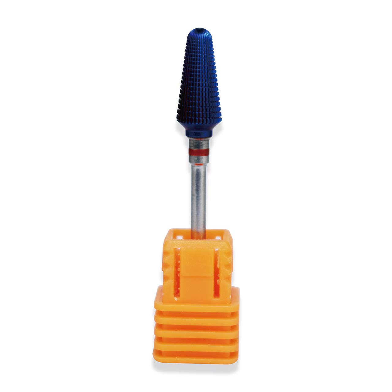 Purple Coated Tapered Tornado Nail Drill Bit for Professional Nail Drill Machine - Perfect for Acrylic Nails, Gel Extensions & Nail Art (Tapered Tornado F)