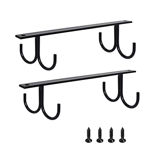 Black-2 Pack-8 Hooks