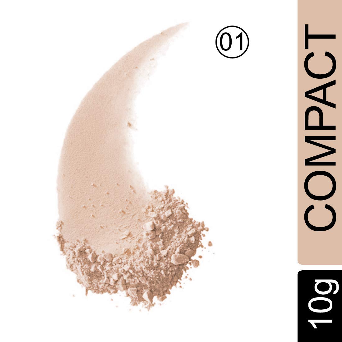Oil Control Compact Powder - Matte Finish, Sweat & Waterproof | Lightweight Face Makeup for Flawless Look | 10g Shade 01 | Perfect for Daily Wear, Office & Outdoor Activities