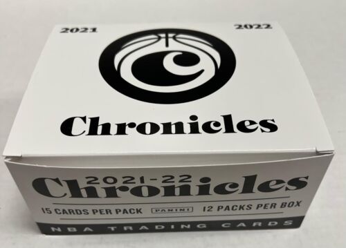 2021-2022 Panini Chronicles Basketball 12 Fat Pack Box - Collectible Trading Cards for NBA Fans, Perfect for Gifts, Trading & Display